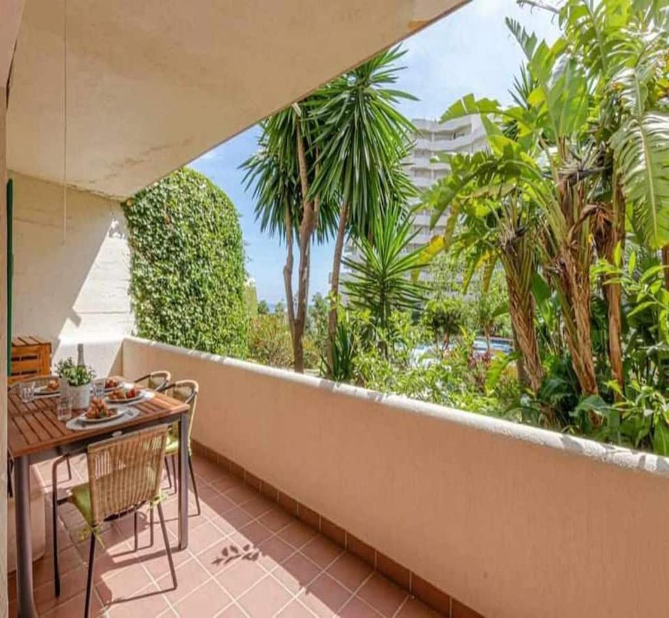 797 Holiday Rentals- Precioso Piso Con Vistas Al Jardin En Benalbeach 贝纳尔马德纳 外观 照片